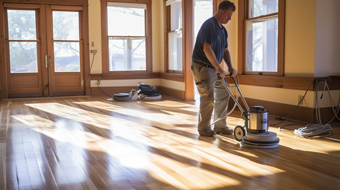 Hardwood Floor Cleaning Fire and Flood Restoration
